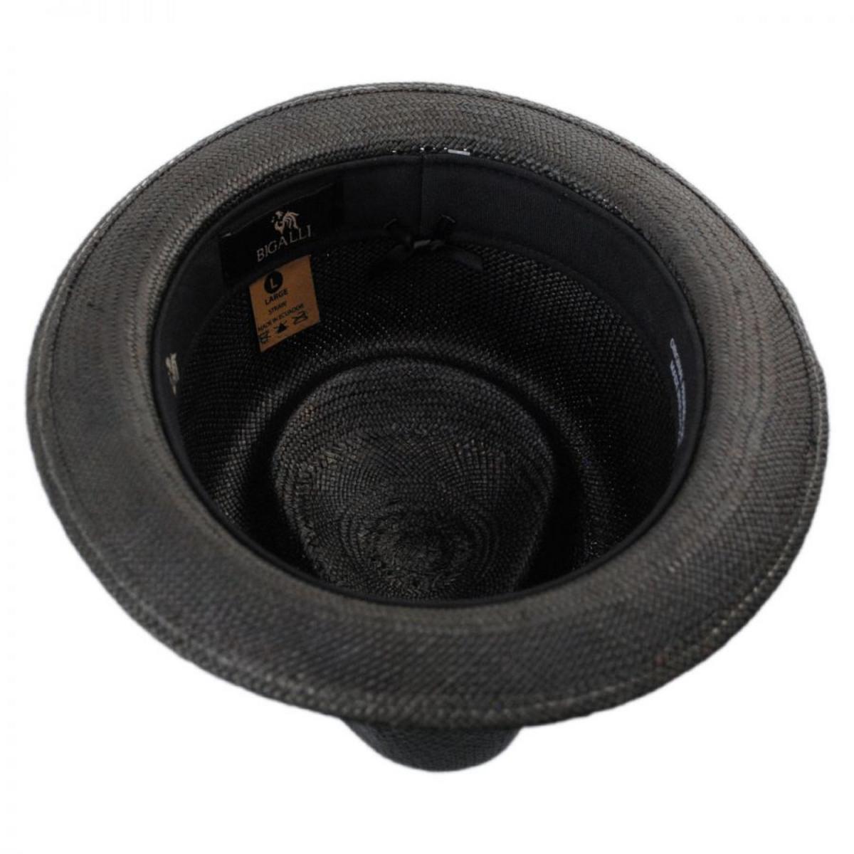 Boston Panama Straw Trilby Fedora Hat - Image 8