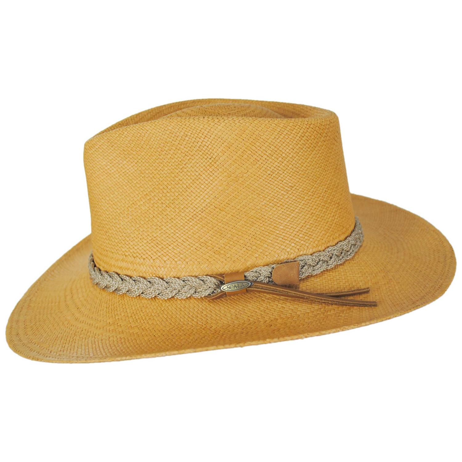 Braided Band Panama Straw Outback Hat - Image 7