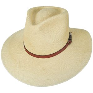 Australian Excursion Panama Straw Fedora Hat