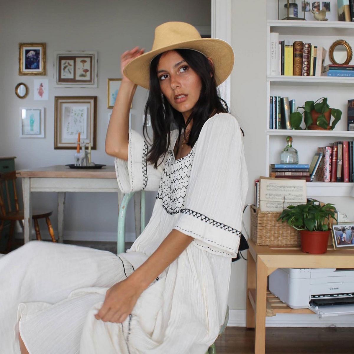 MJ Panama Straw Outback Hat - Image 3