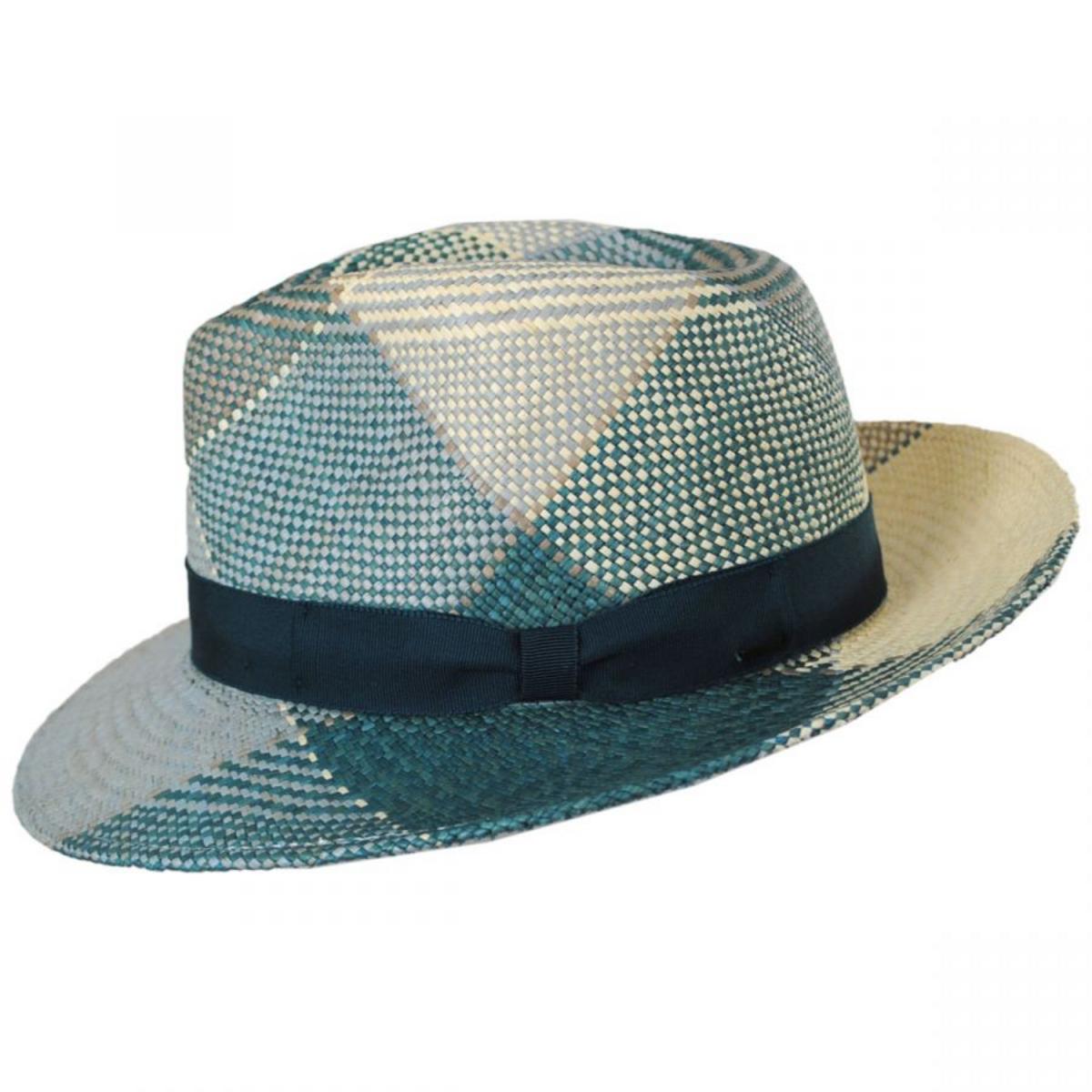 Giger Panama Straw Fedora Hat - Image 9
