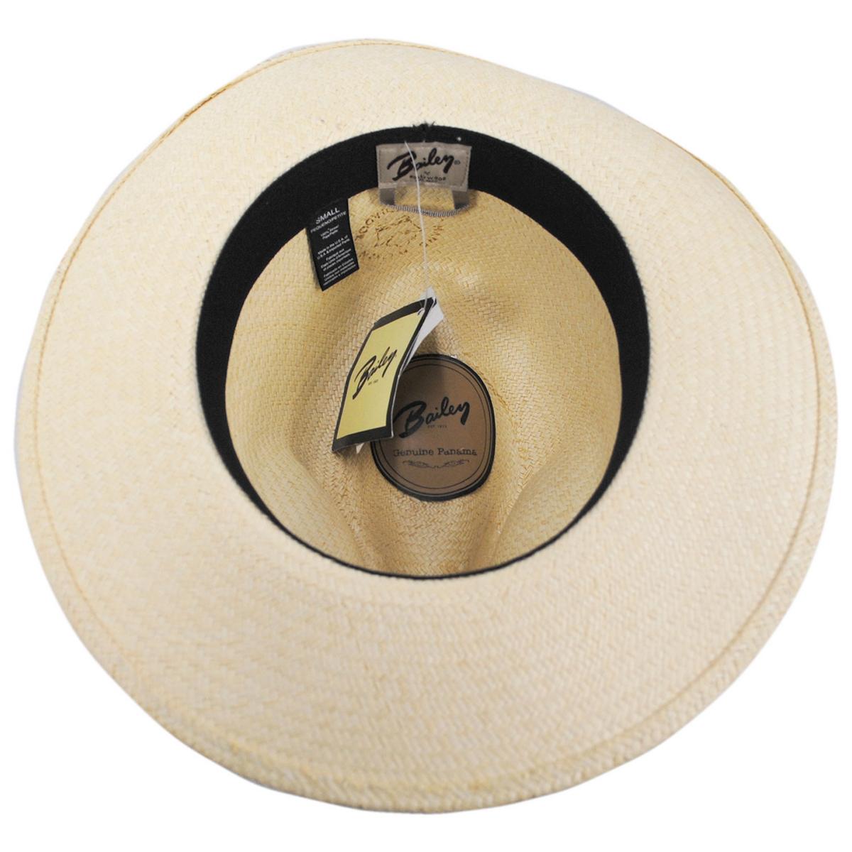 Cutler Panama Straw Fedora Hat - Image 4