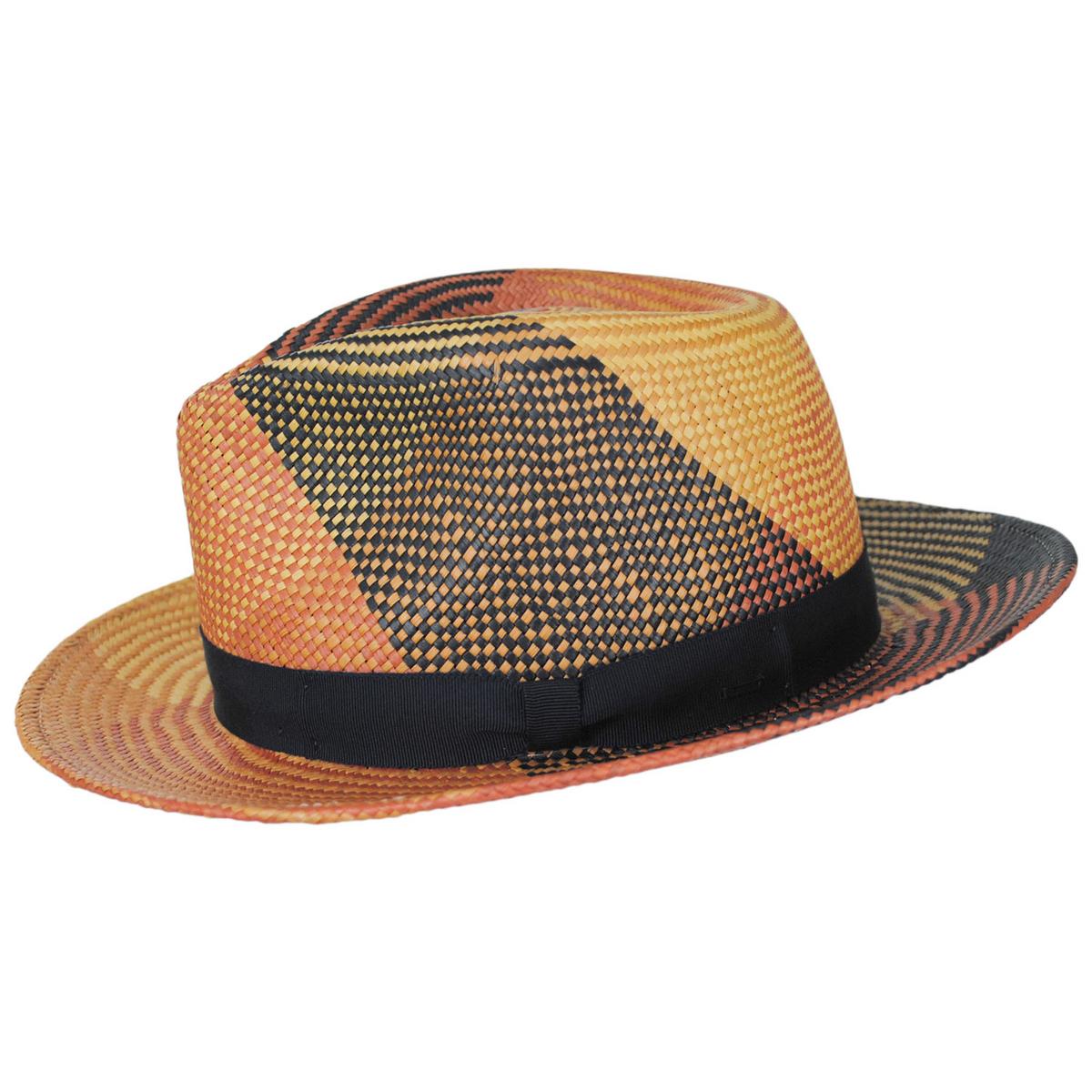 Giger Panama Straw Fedora Hat - Image 14