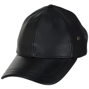 Timber Leather Adjustable Baseball Cap