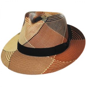 Giger Panama Straw Fedora Hat