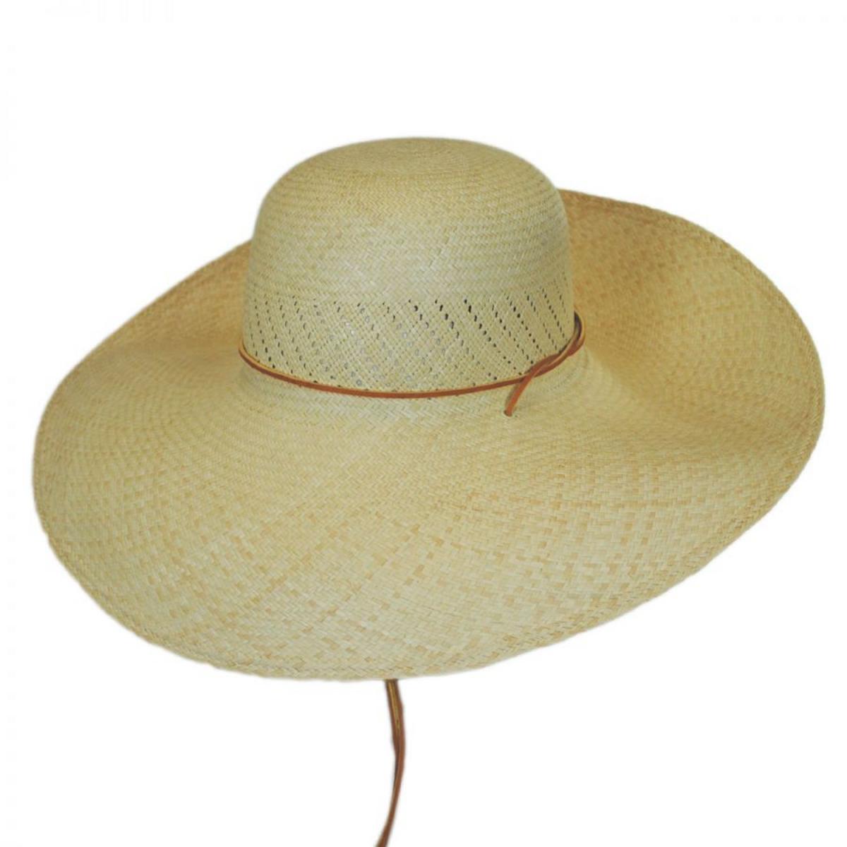 Panama Straw Wide Brim Hat