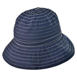 Roller Ribbon Cotton Blend Sun Hat