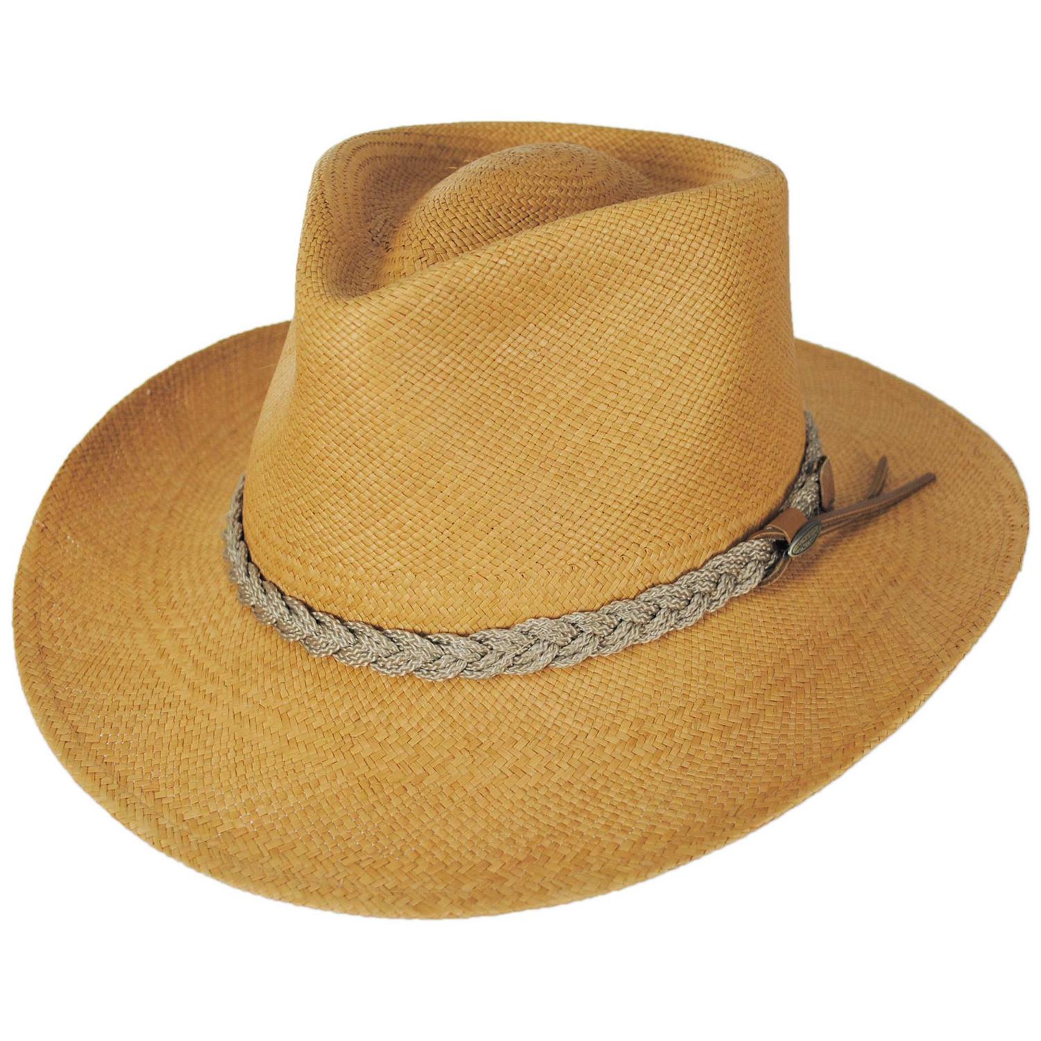 Braided Band Panama Straw Outback Hat - Image 5