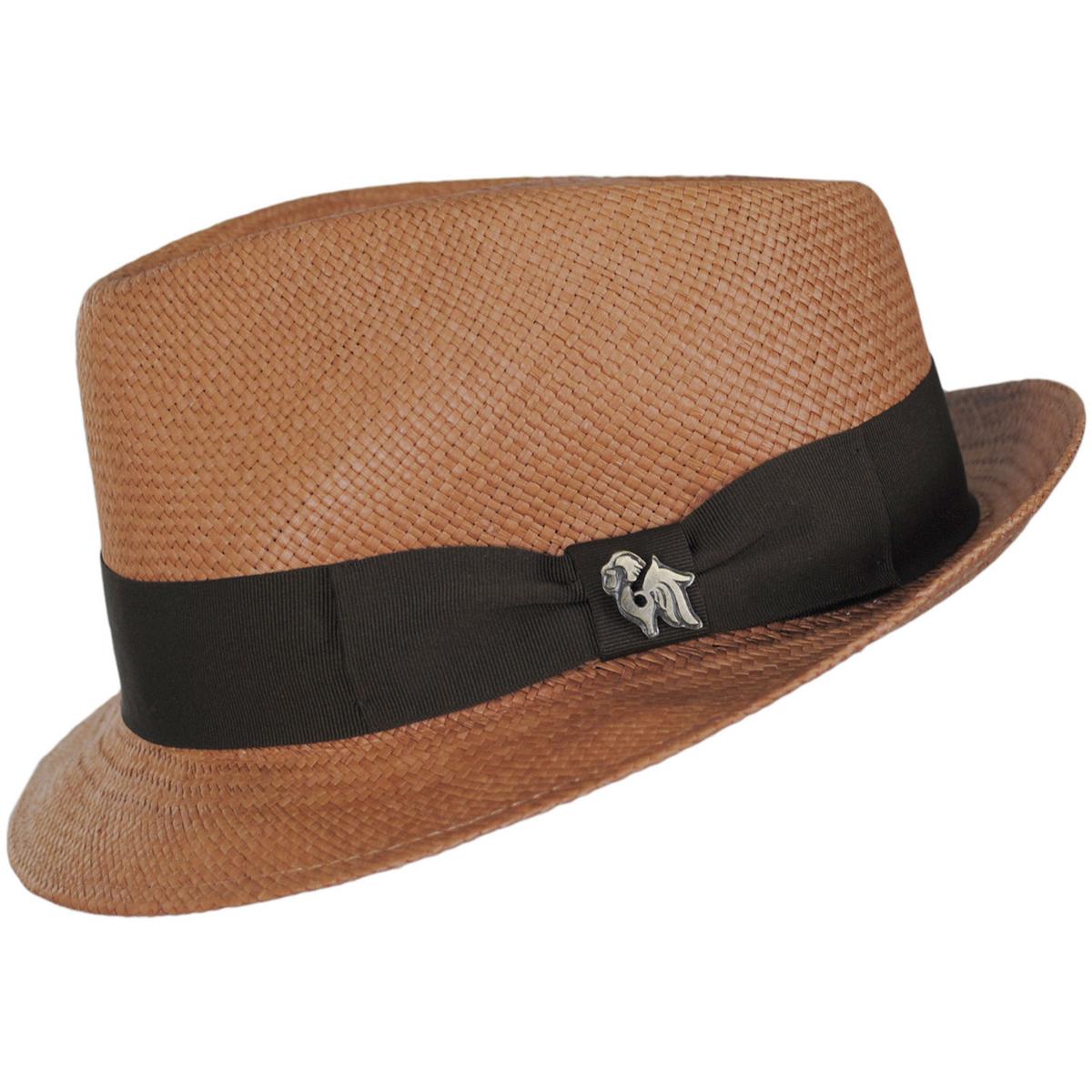 Boston Panama Straw Trilby Fedora Hat - Image 15
