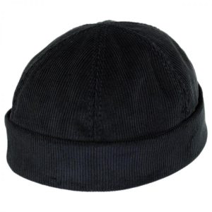 Six Panel Corduroy Skull Cap Beanie Hat