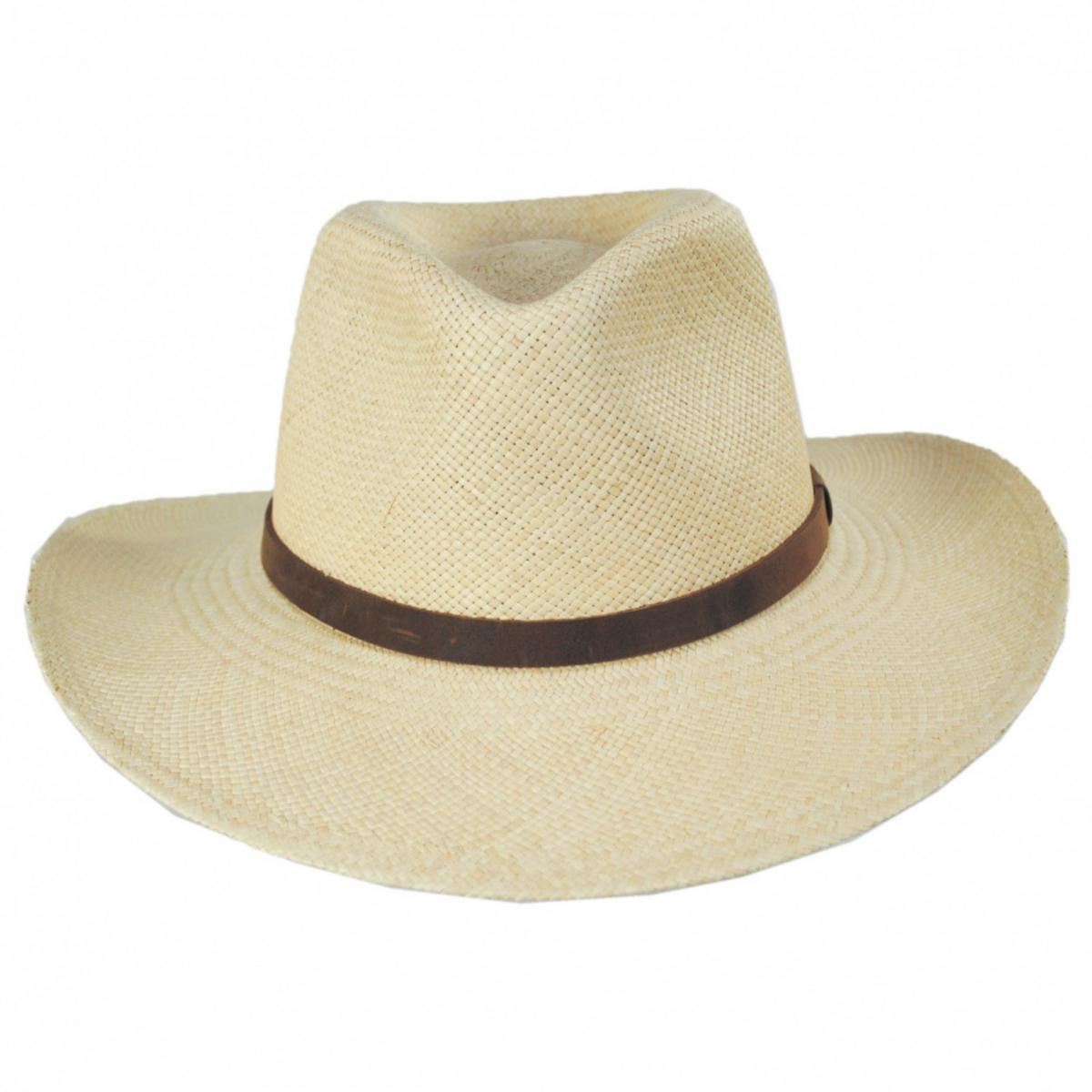 MJ Panama Straw Outback Hat - Image 4