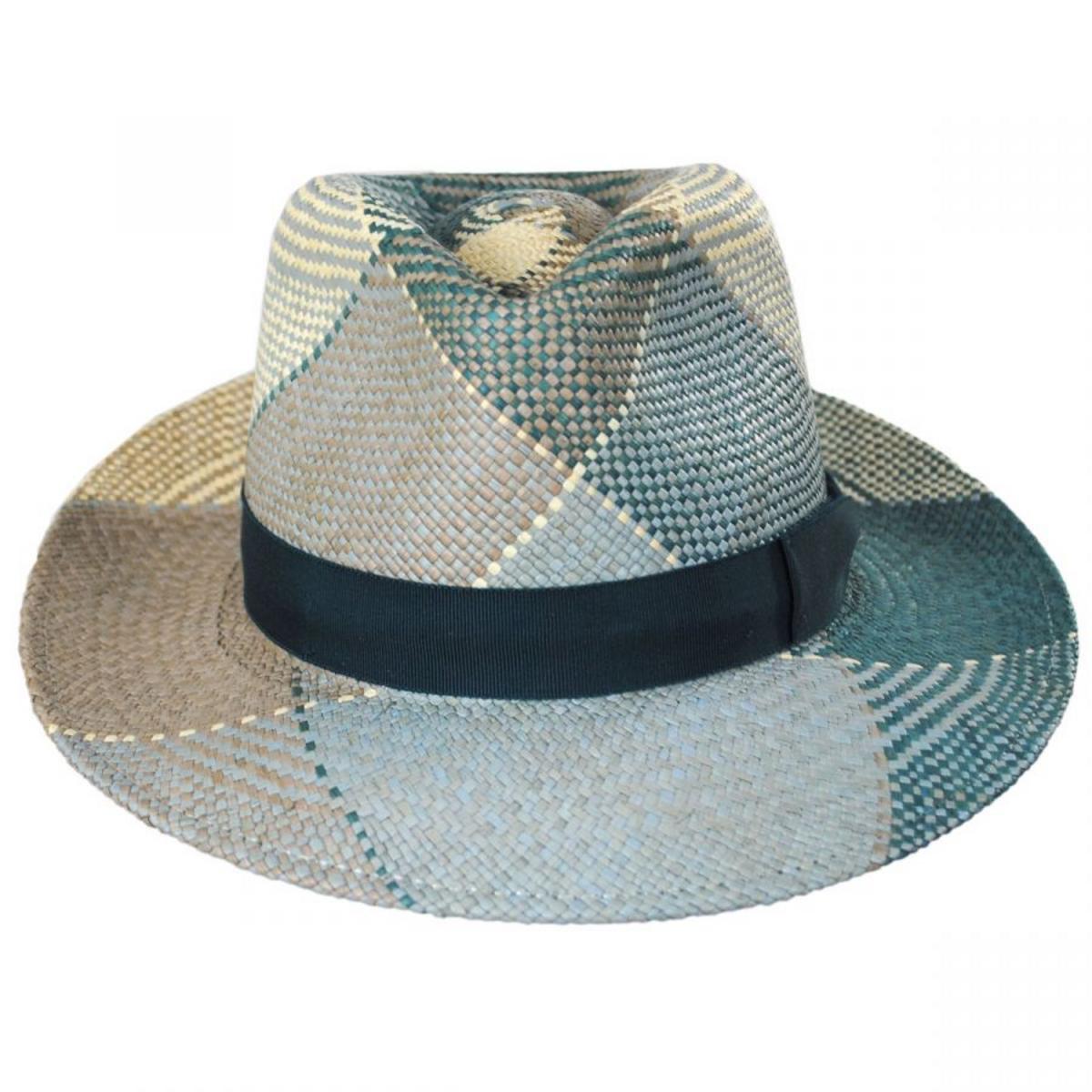 Giger Panama Straw Fedora Hat - Image 8