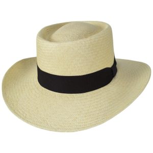 Cuenca Panama Straw Gambler Hat