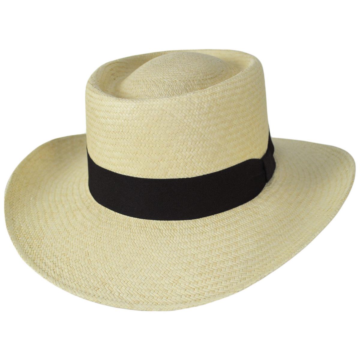 Cuenca Panama Straw Gambler Hat