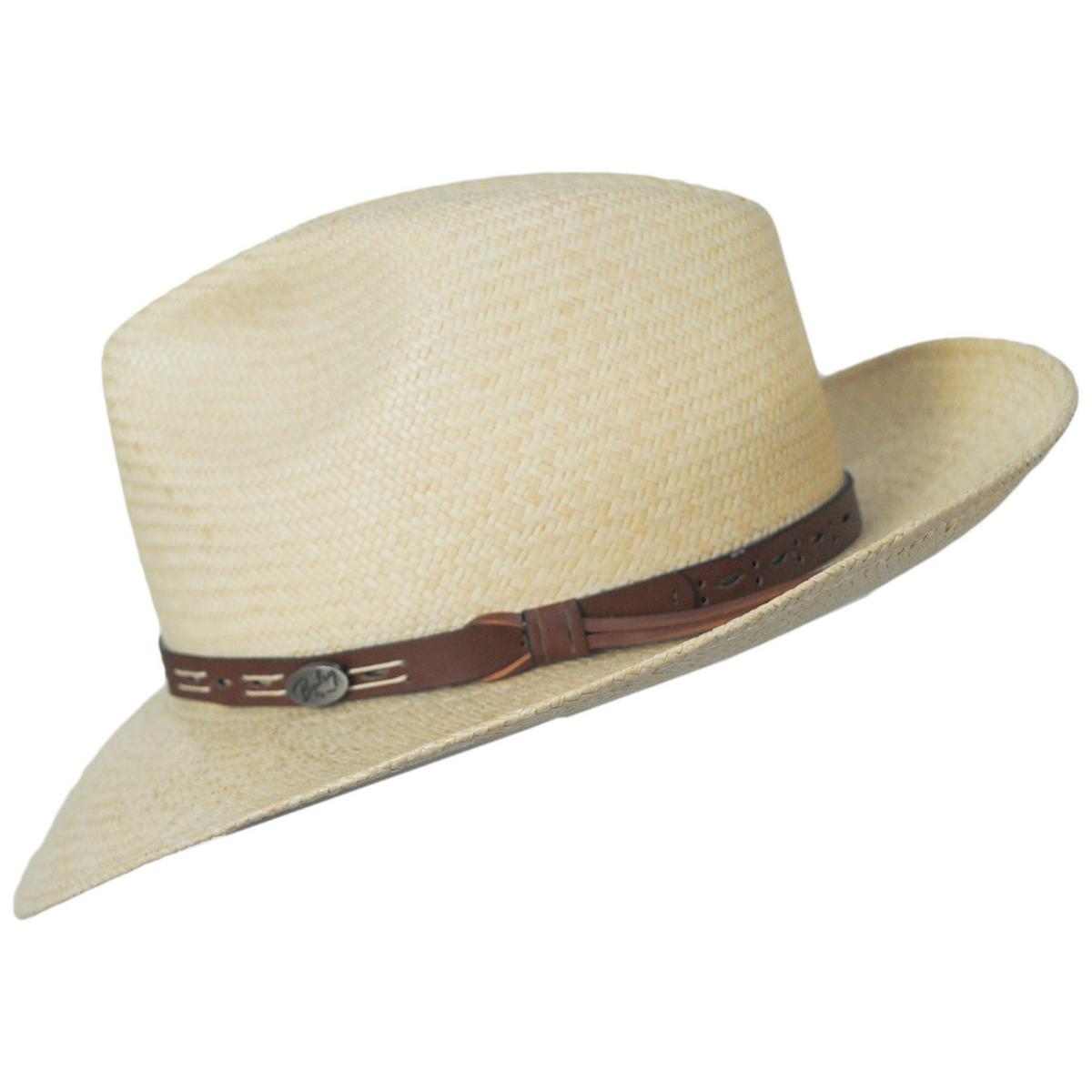 Cutler Panama Straw Fedora Hat - Image 3