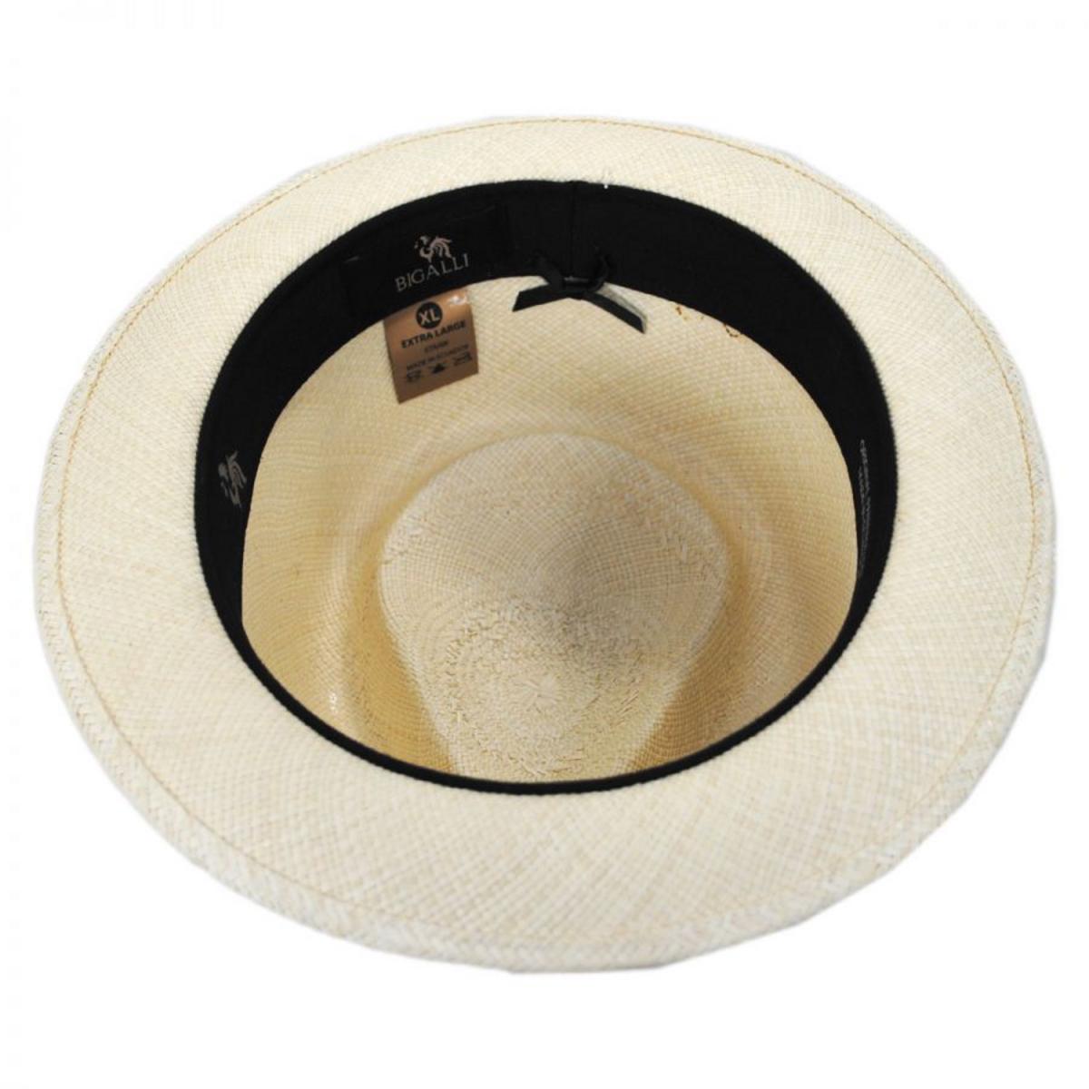 Boston Panama Straw Trilby Fedora Hat - Image 12