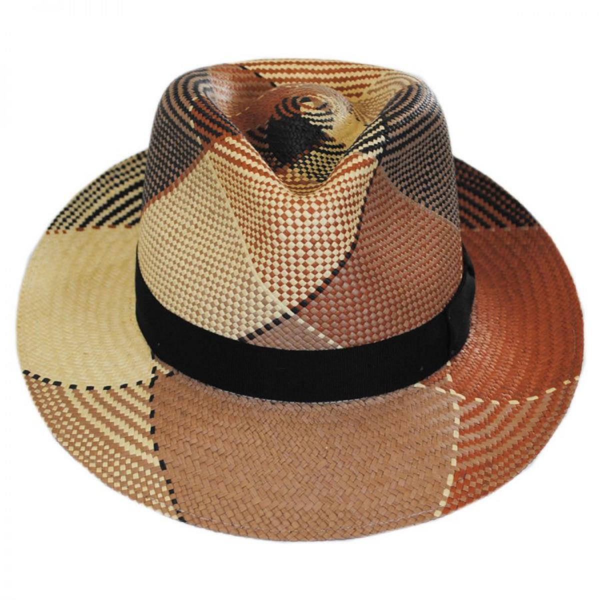 Giger Panama Straw Fedora Hat - Image 2