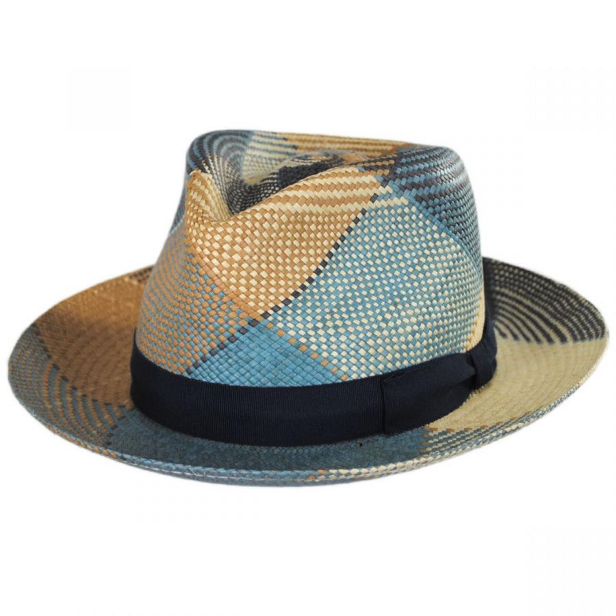 Giger Panama Straw Fedora Hat - Image 5
