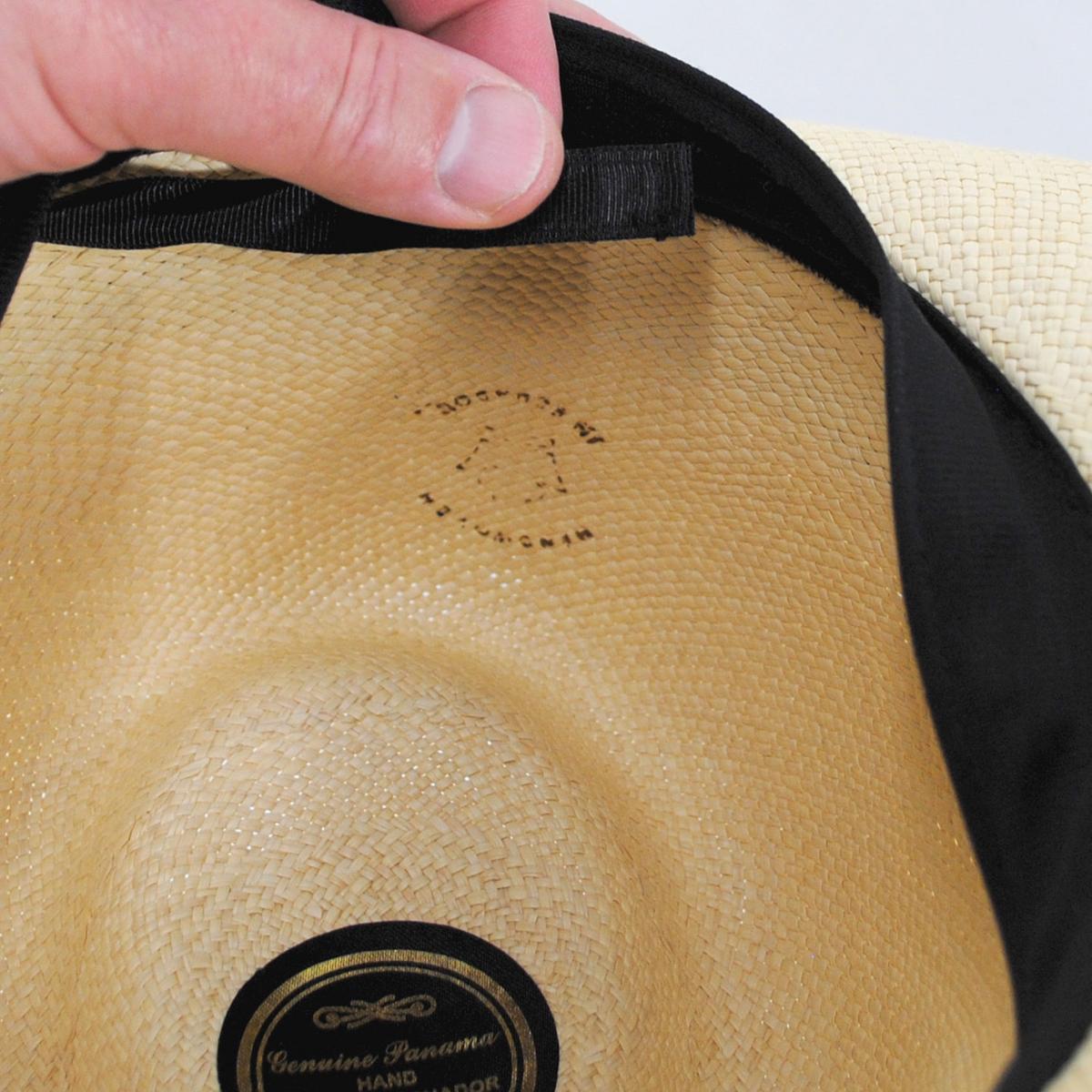 Panama Straw C-Crown Fedora Hat - Image 5