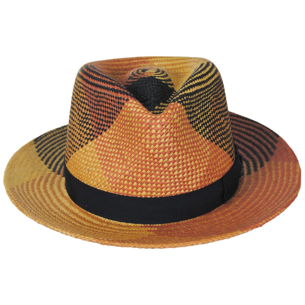 Giger Panama Straw Fedora Hat - Image 13