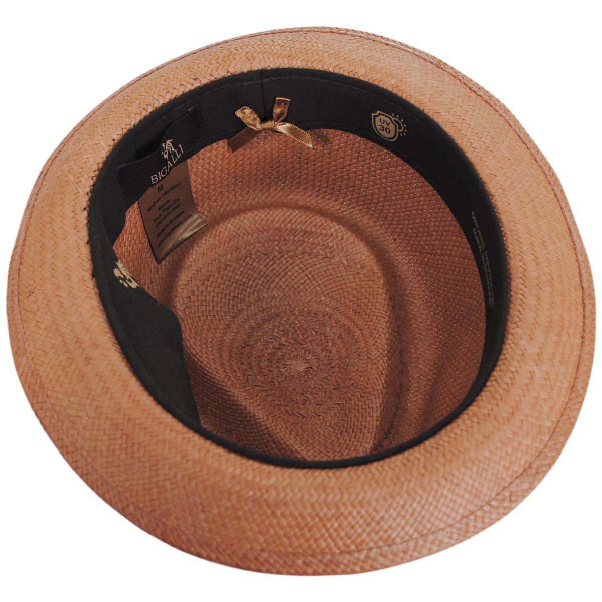 Boston Panama Straw Trilby Fedora Hat - Image 16