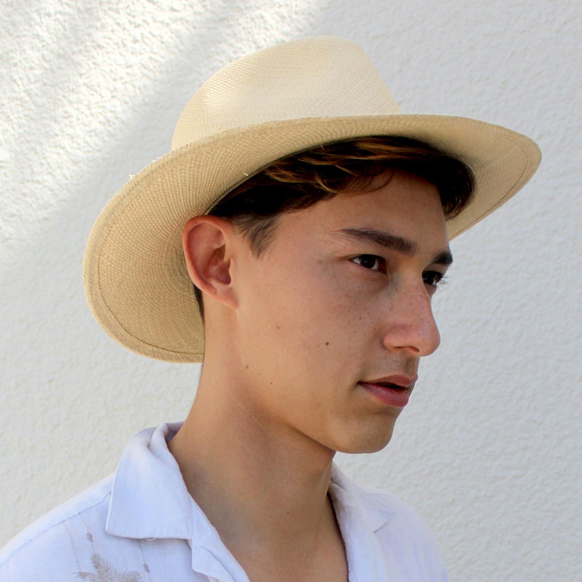 MJ Panama Straw Outback Hat - Image 2
