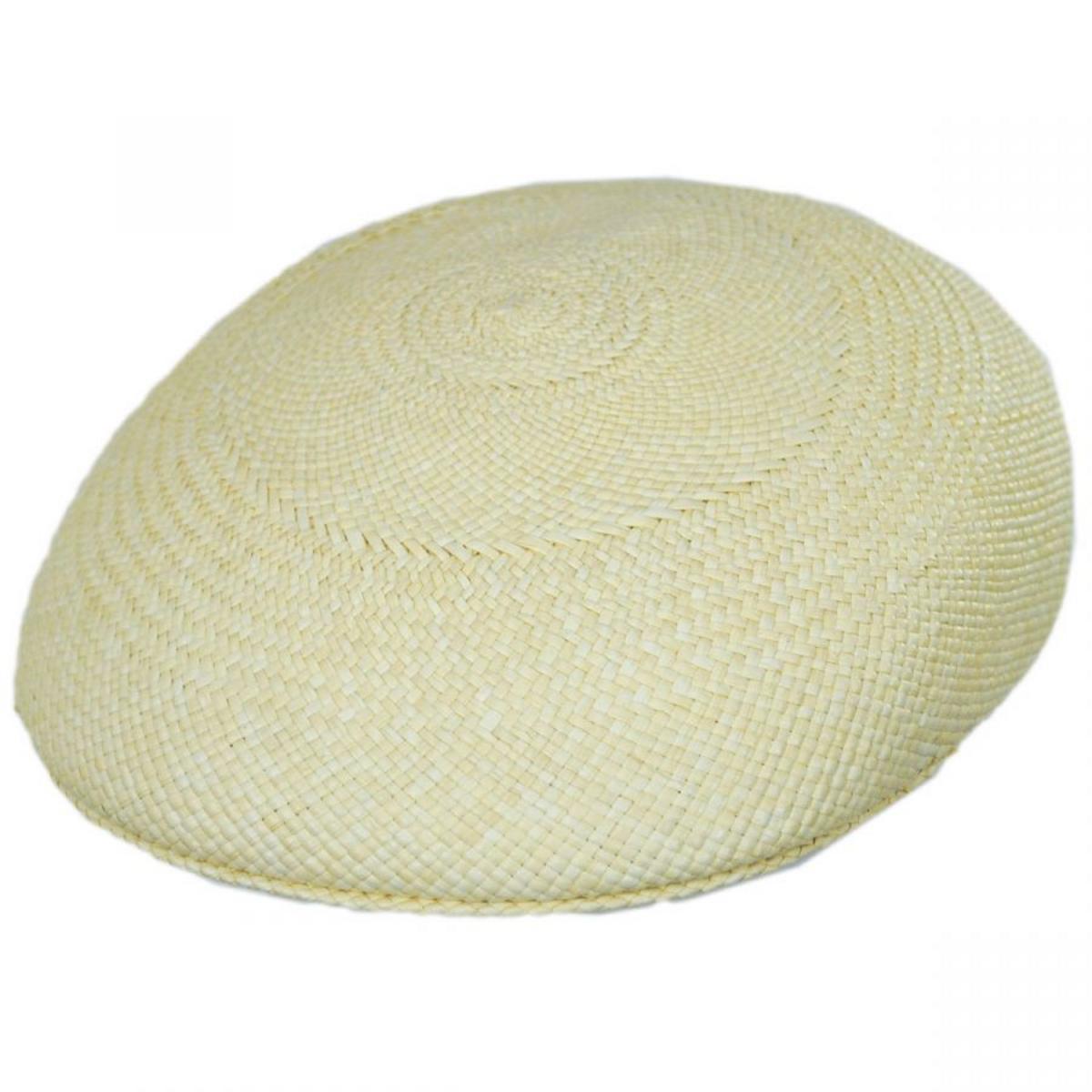 Panama Straw Ascot Cap