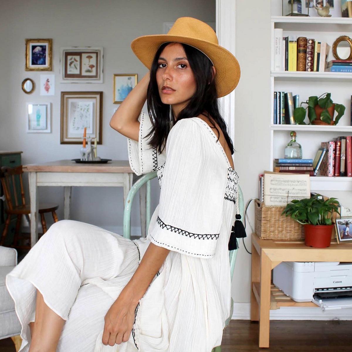 MJ Panama Straw Outback Hat - Image 10